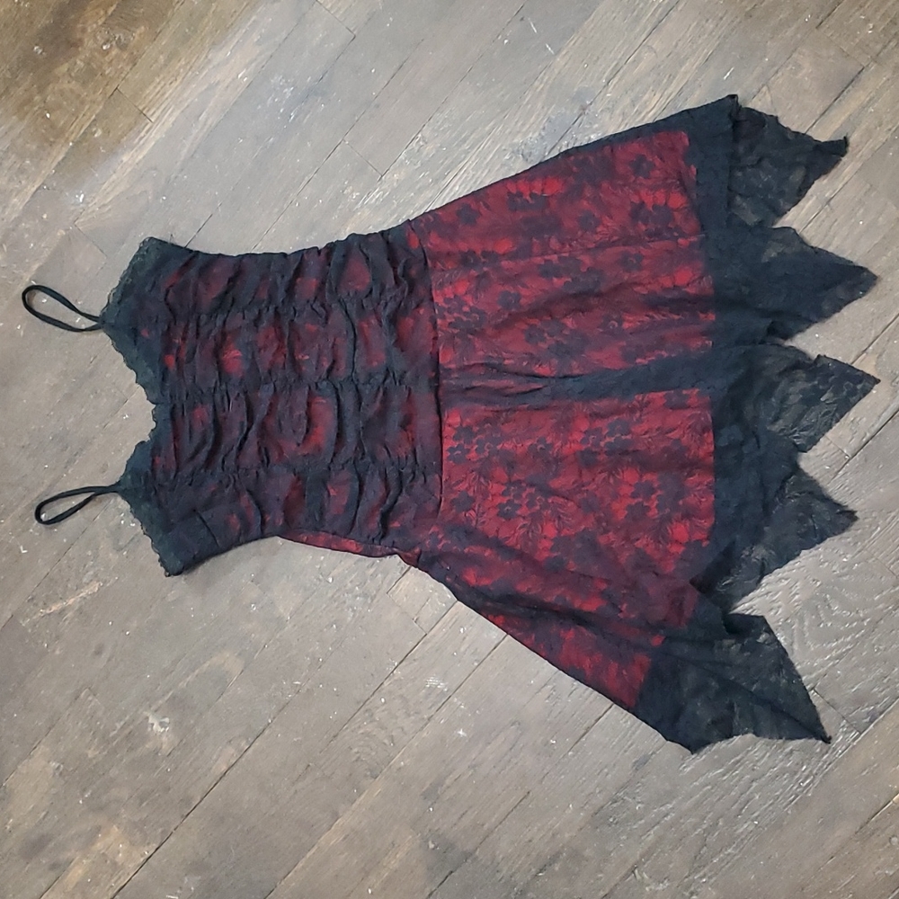 Gothic raver party dress